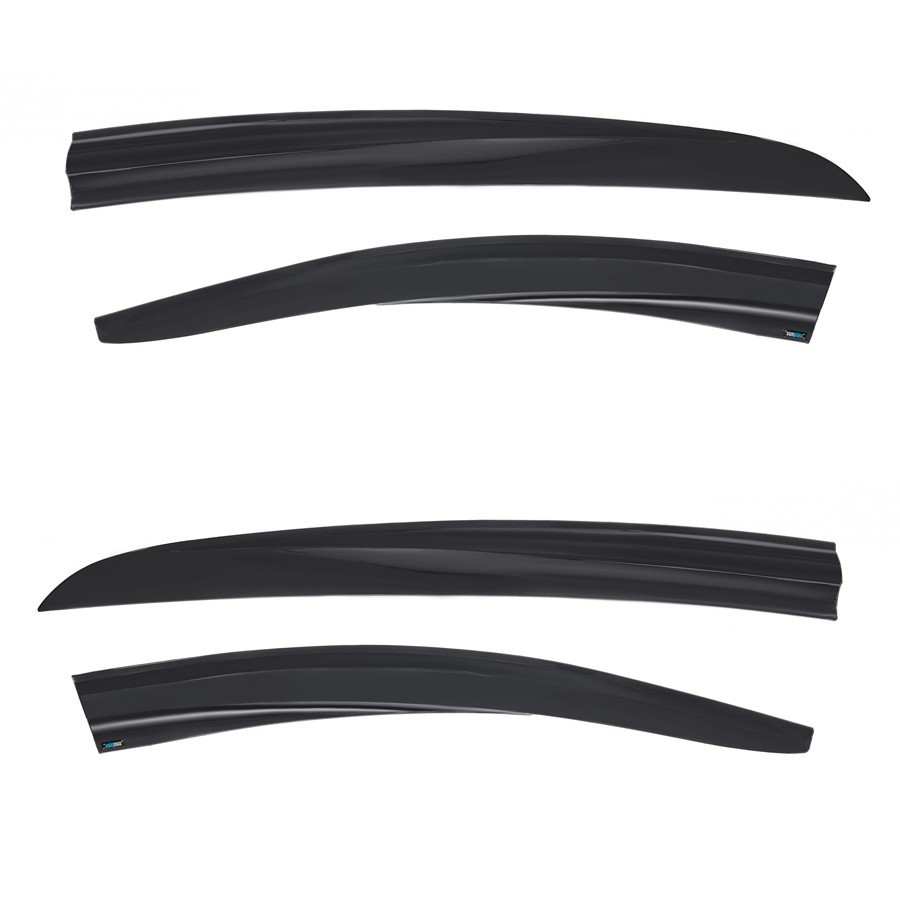 Дефлекторы окон (ветровики) Renault Fluence 2009-2016, 4шт, SunPlex, седан, на скотче Винница - изображение 1