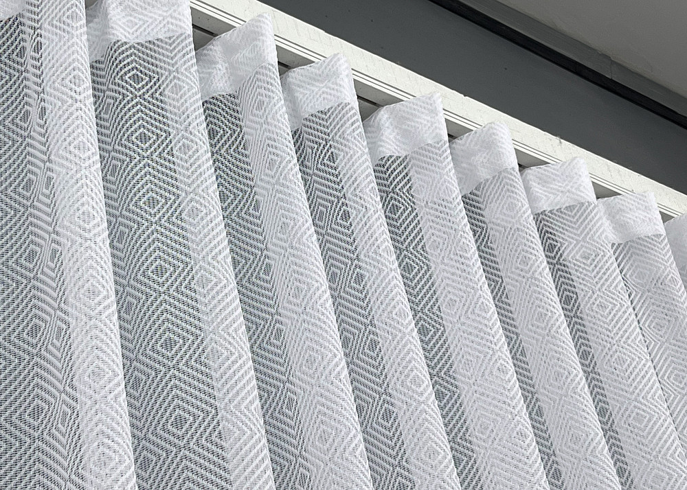 Тюль VR-Textil 2002т Жаккард Белый 400х270 см (42-1048) Киев - изображение 7