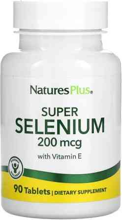 Селен з вітаміном Е Nature's Plus Super Selenium 200 мкг 90 таб Київ