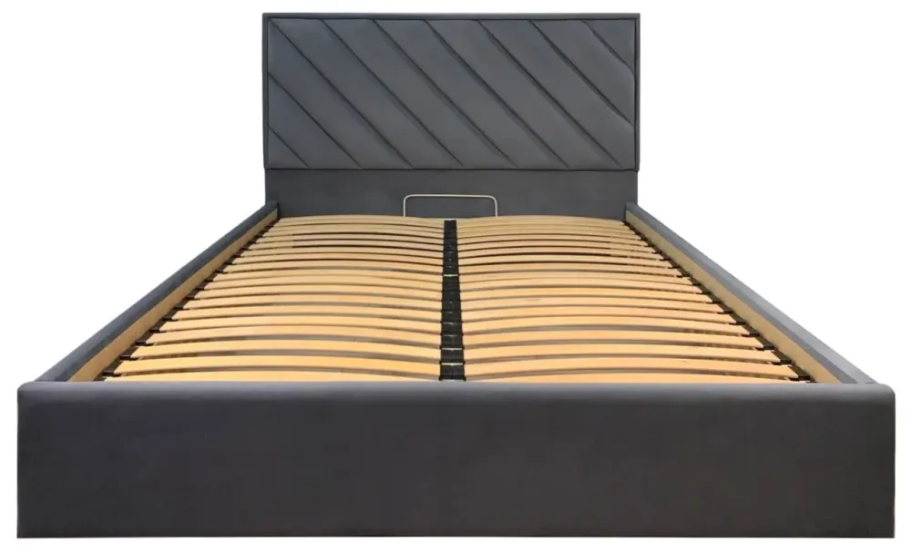 Ліжко Двоспальне Chicago Standart 180 х 190 см Amore 32 Темно-сірий Київ - фото 2