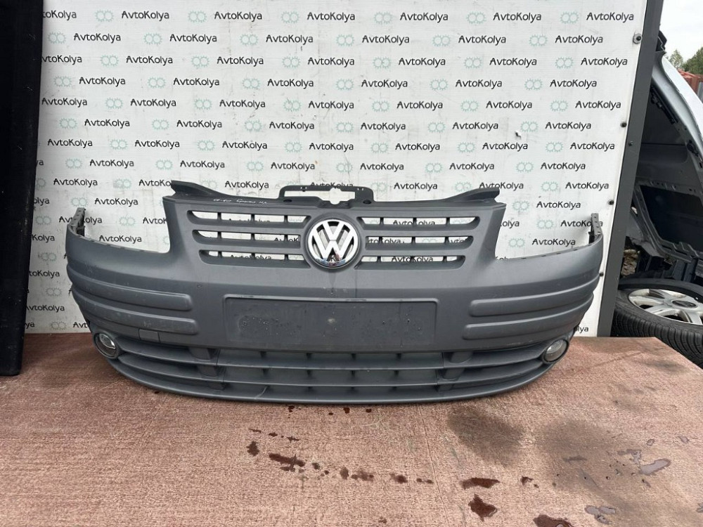 Бампер передній з туманками VW Caddy 2004-2010 Ковель - фото 4