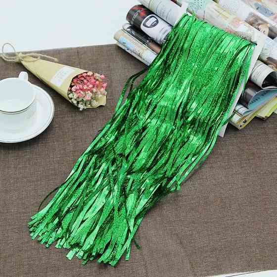 Дождик для фотозоны с голограммой 1 м на 1 м зеленый Киев