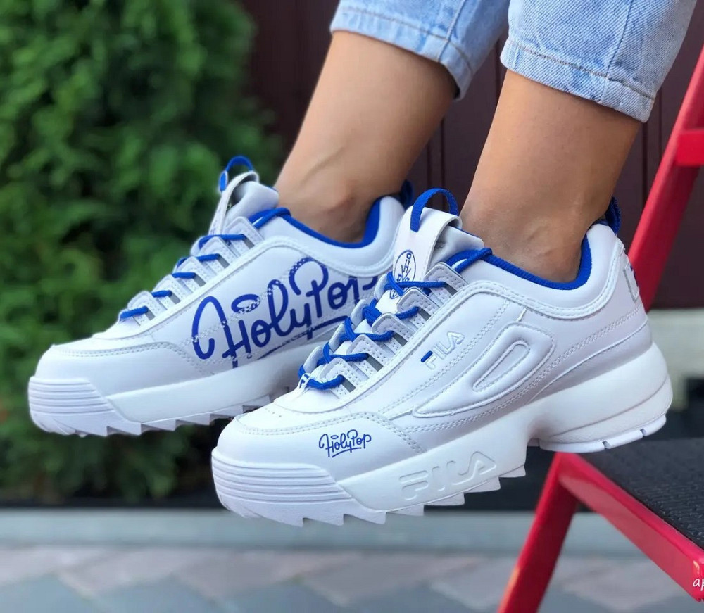 Кросівки FILA Disruptor Білі Жіночі Шкіряні Філа (розміри: 37,38,39,40,41) Відео Огляд Дніпро - фото 5