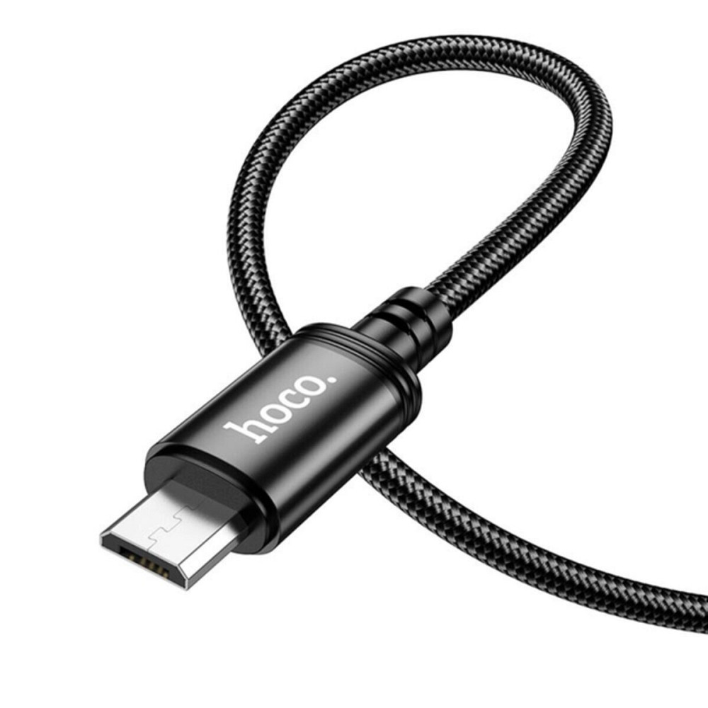 Кабель HOCO X89 Wind charging data cable Micro Black (6931474784346) Київ - фото 3