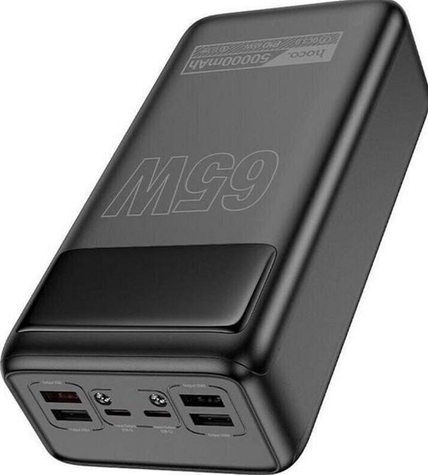 Power bank 65w для ноутбука Hoco DB81 50000 mah павербанк. Киев - изображение 2