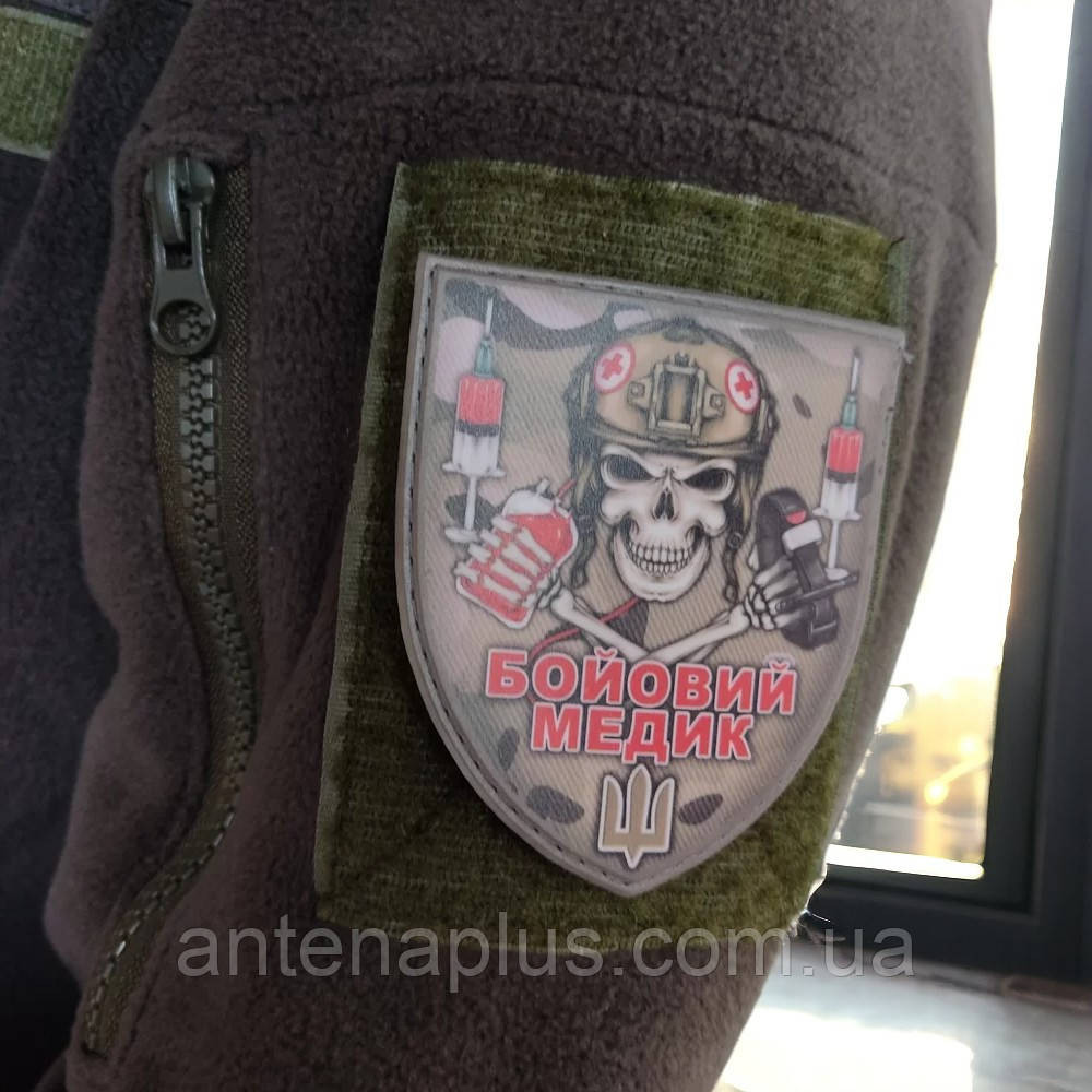 Бойовий медик мультикам шеврон / патч Київ - фото 2