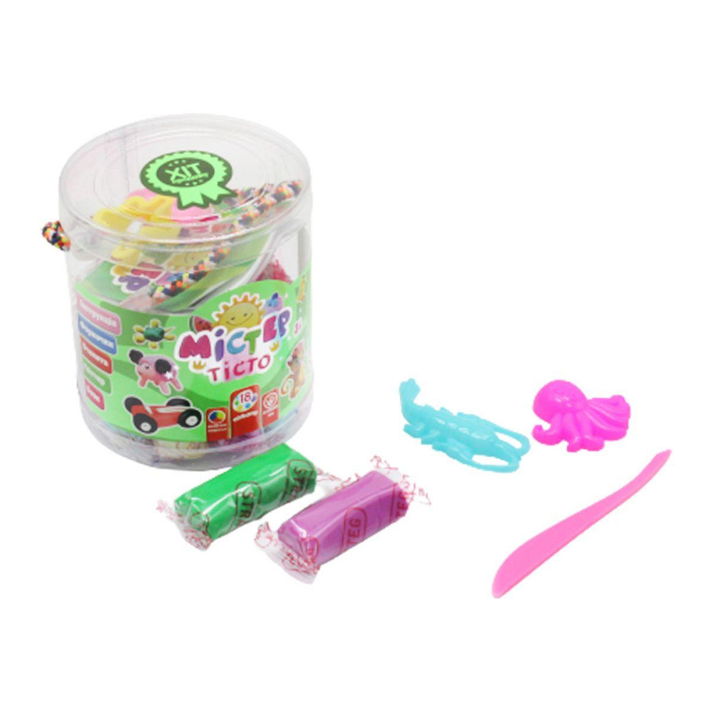 Набір тіста для ліпки 71803 (укр) Містер тісто 18 кольорів, у блістері 10*11см, шт Київ - фото 1