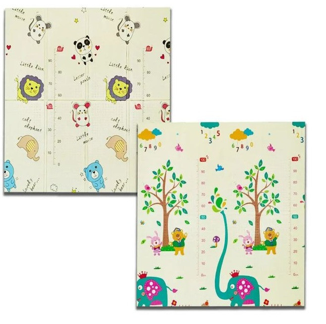 Детский игровой двухсторонний коврик Слоник и Звери 200х180х0.8см Киев - изображение 1