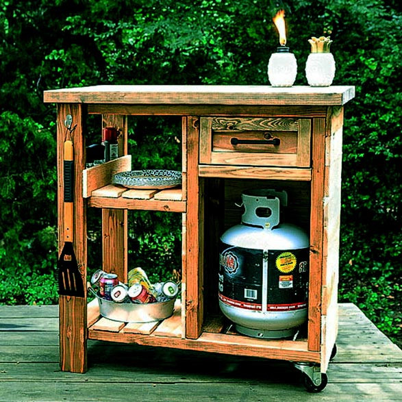 Столик для барбекю 