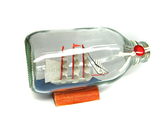 Статуэтка Парусник в бутылке Киев - изображение 1