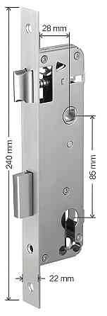 Корпус замка PES 28х85 Київ