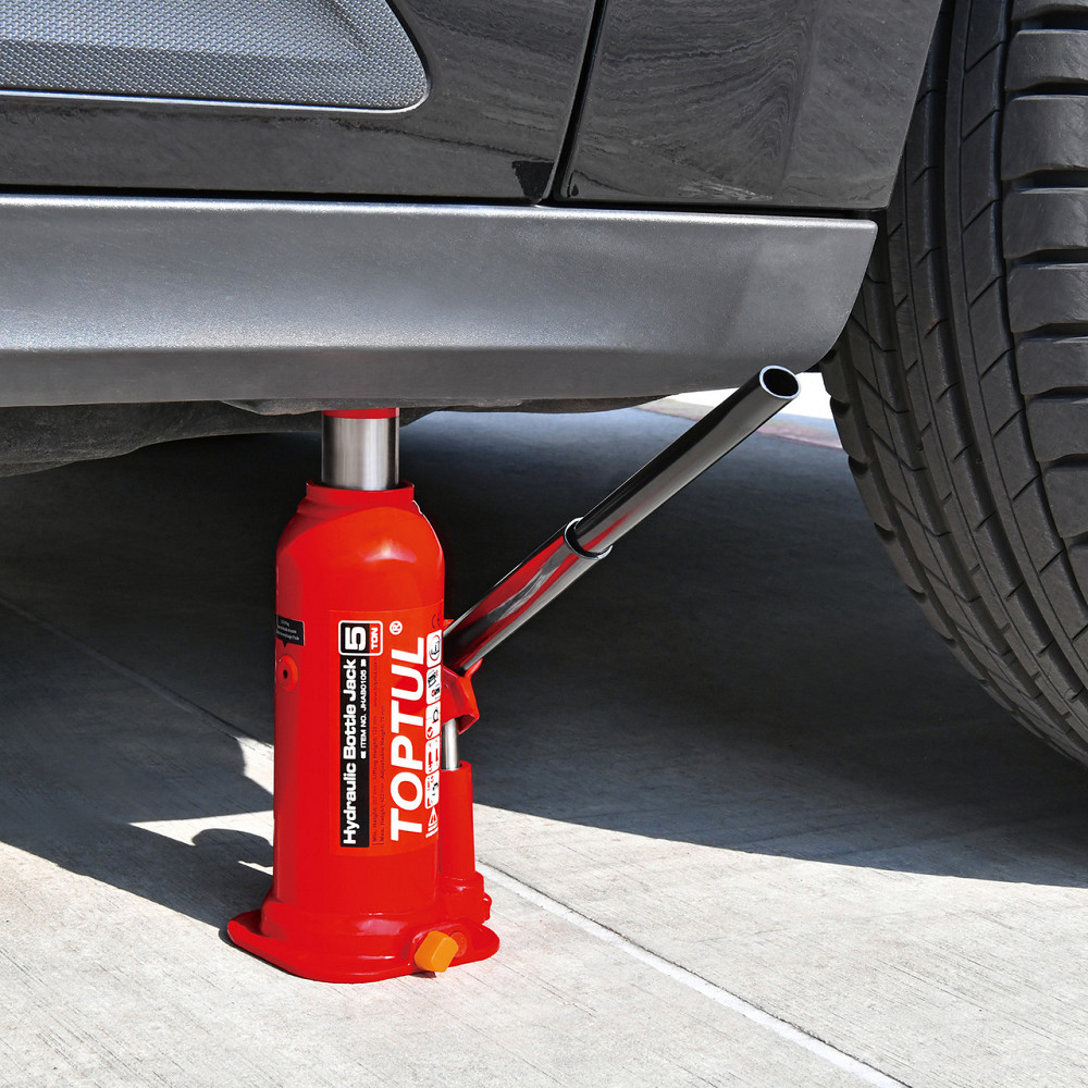 Домкрат пляшковий гідравлічний 3т 188-363 мм TOPTUL JHAB0103 Одеса - фото 3