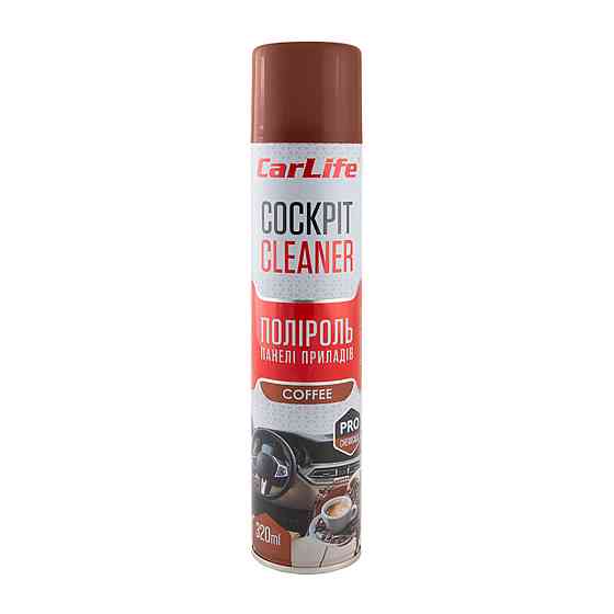Поліроль для панелі приладів CarLife Cockpit Cleaner Кава, 320мл Киев