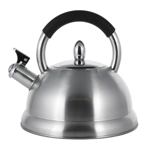 Чайник 2,7л нержавіюча сталь зі свистком з ручкою "soft-touch" 1097 KAMILLE Житомир - фото 5