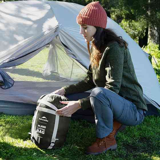Спальник з капюшоном Naturehike CNK2300SD014 MJ600 Січ, зелений Рівне