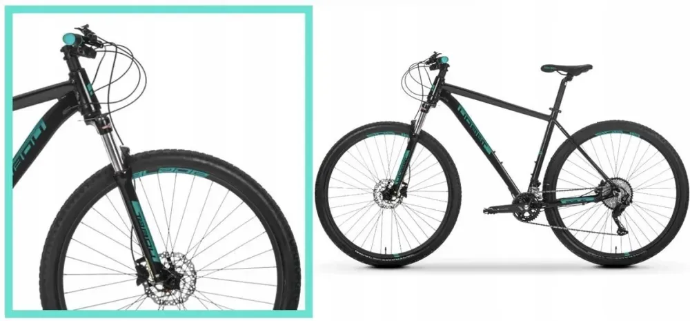 Велосипед Tabou Blade 5.0 20S Deore Czarny Turkusowy 29 2024 Киев - изображение 1