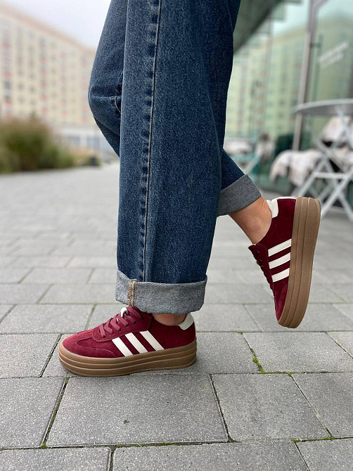 Zemira Кеди жіночі ZEMIRA бордові замша натуральна низький хід 37р.-24см. 38р.-24.5см. 39р.-25с Коломия - фото 1