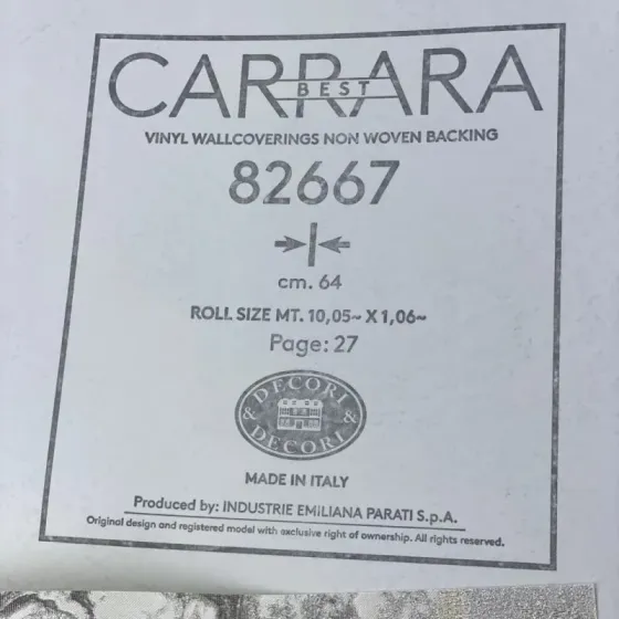 Шпалери Emiliana Parati Carrara Best 82667 Київ