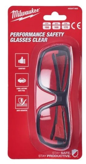 Окуляри захисні PERFORMANCE MILWAUKEE з покриттям AS/AF (прозорі) (48 шт) Одесса - изображение 8