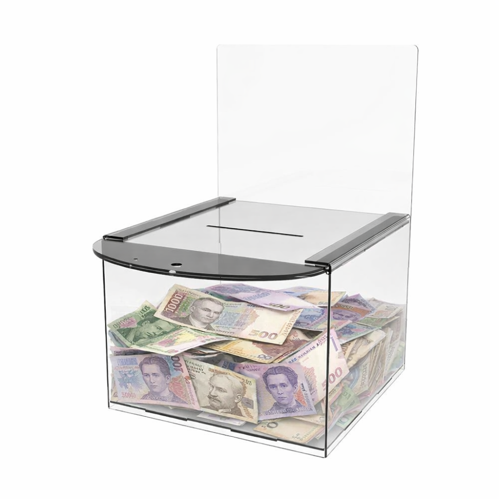 Ящик для пожертвований EKOSTAR 200х200х150/300мм Киев - изображение 1