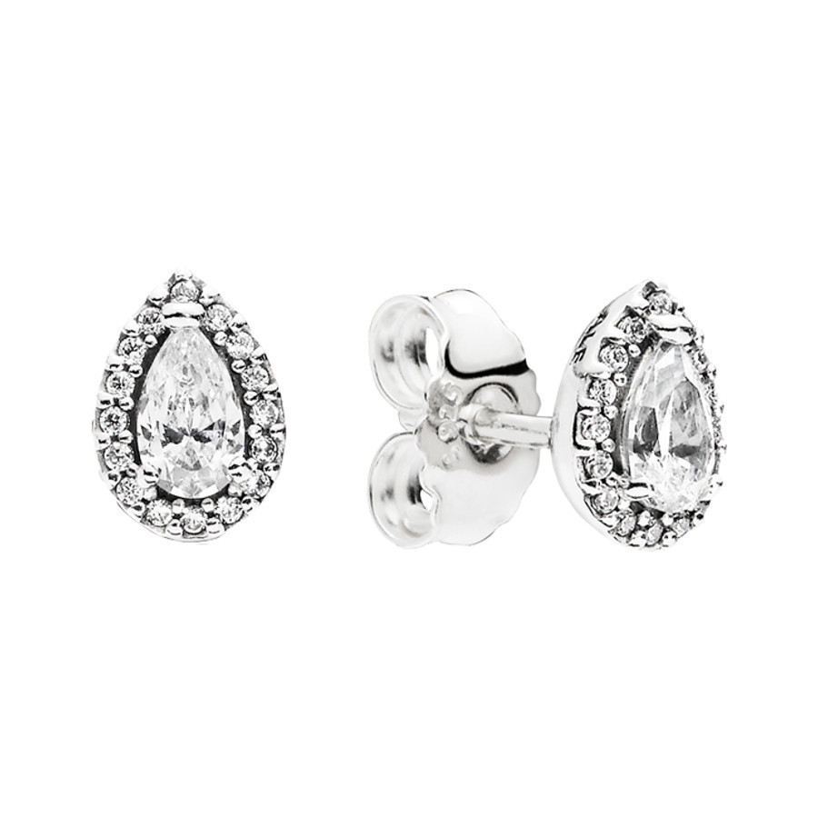 Срібні сережки   "Сяючі краплі" 296252CZ MasterSem Київ - фото 1