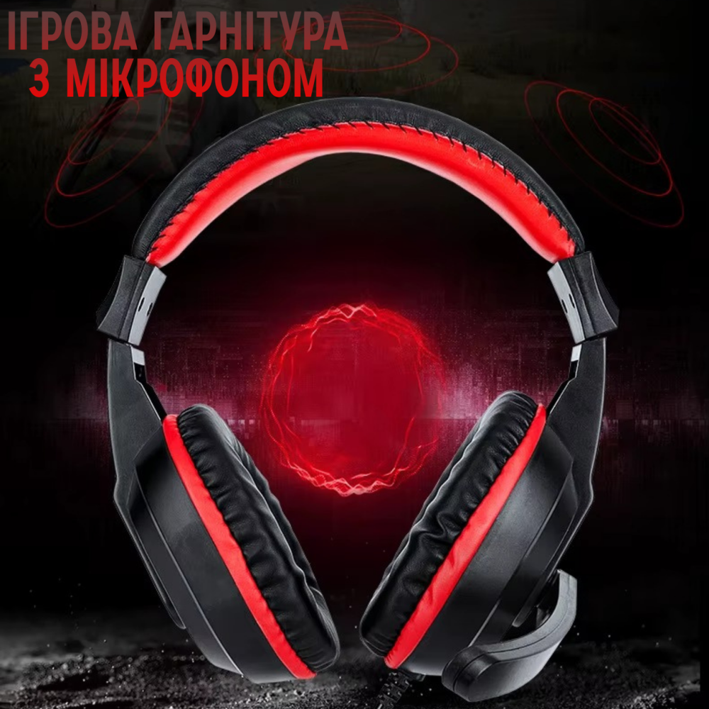 Геймерський комплект TF240 4в1 з RGB-підсвічуванням: миша, клавіатура, гарнітура, килимок, ігровий набір, провідний Кам'янець-Подільський - фото 4