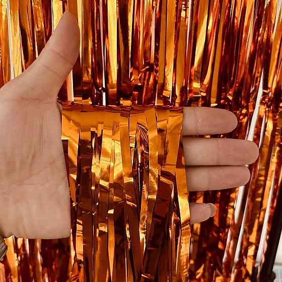 Дощик для фотозони прикраса 245 см на 92 см рудий Київ