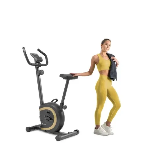 Велотренажер магнітний Hop-Sport 015H Vox чорно-жовтий Київ - фото 3