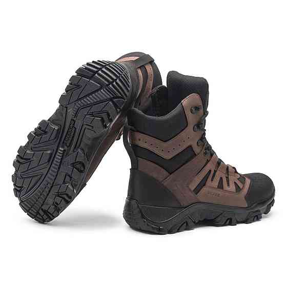 Тактичні берці зимові Т3-305 теплі коричневі водонепроникні армійські взуття ЗСУ поліція ДСНС 42 (28) Харків