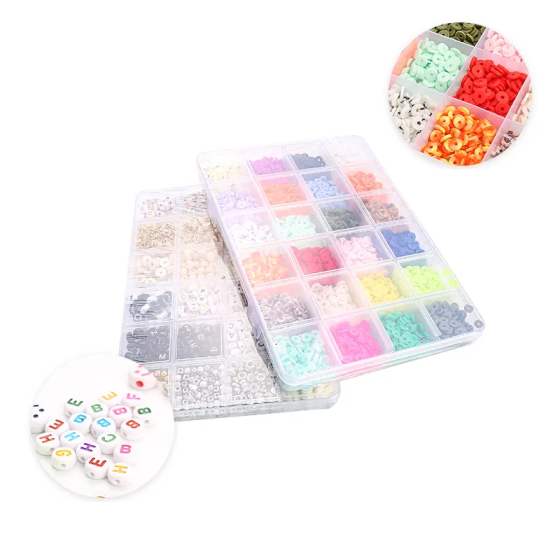 Набор бисера для изготовления бижутерии в пластиковом контейнере, сет №5 Каменец-Подольский