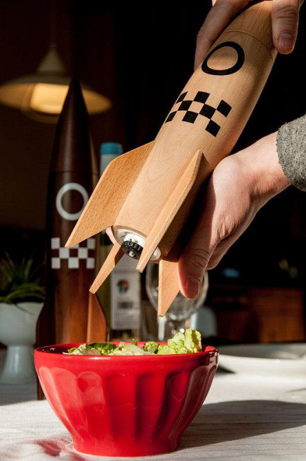 Млин для солі та перцю "Ракета", світла Рівне - фото 1