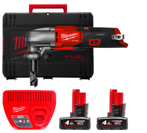 Ножницы висические по металлу аккумуляторные бесщеточные MILWAUKEE, M12 FNB16-402X (зарядное устройство С12 С, 2 аккумулятора М12 В4 4Ач, п Одесса