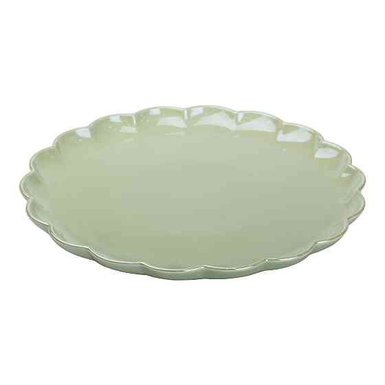 Yiwu Чайний набір на 6 персон із заварювальним чайником та порцелянаовою підставкою Зелений HP- Коломия