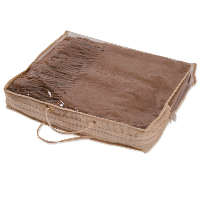 Тёплый плед из верблюжьей шерсти 140×200 см с бахромой, в упаковке Киев - изображение 2