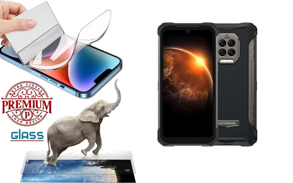 Полиуретановая пленка DOOGEE S86, S86 Pro, Premium, толщина 0,2 мм Киев - изображение 1