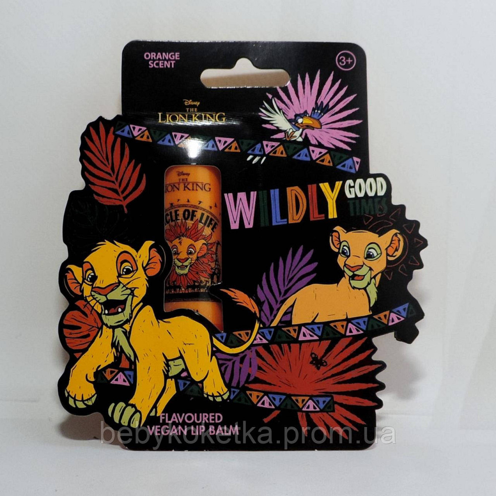 Детский бальзам для губ с запахом апельсина Disney The Lion King Orange 4.3г. Львов - изображение 1
