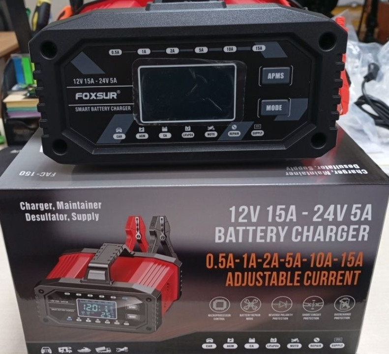 НОВИНКА! ЕКСКЛЮЗИВ! Импульсное зарядное устройство Foxsur 12V- 15A Харьков - изображение 8