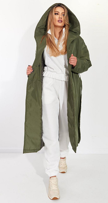 Модне пальто з плащової тканини (44) Київ - фото 5