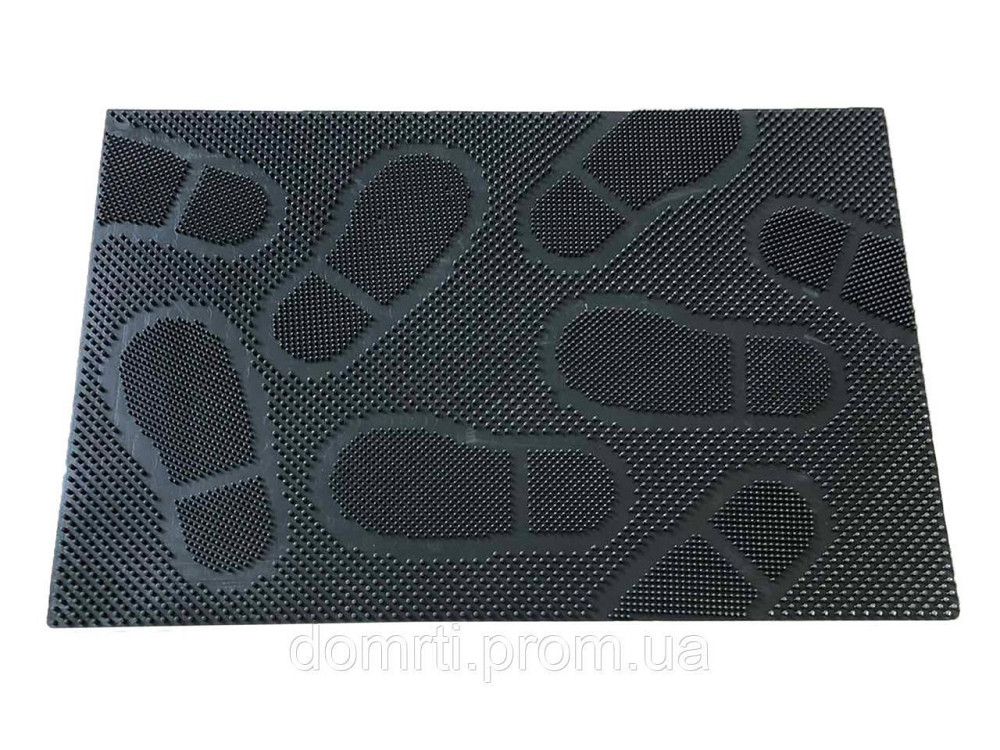 Килимок гумовий чорний 40*60см К16 (в асортименті) Харків - фото 3