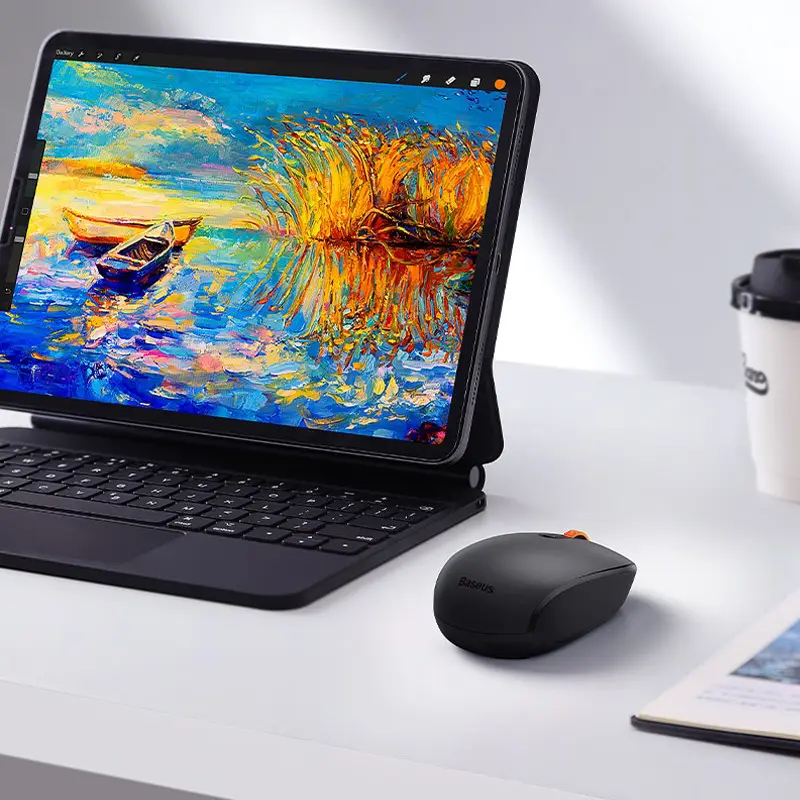 Беспроводная мышь Baseus F01A Серый матовый Киев - изображение 1