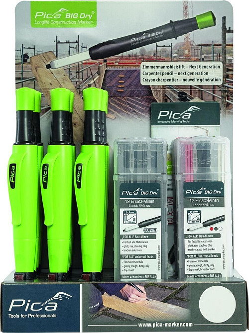 Набір олівців PICA BIG Dry з змінними грифелями (6030) 24 предмети Одеса - фото 2