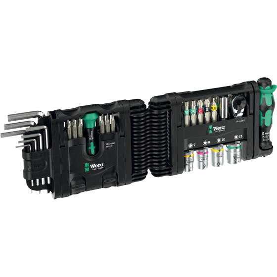Набір торцевих головок і біт з тріскачкою Wera 1/4"+набір шестигранників 50од. 05049020001 Одеса