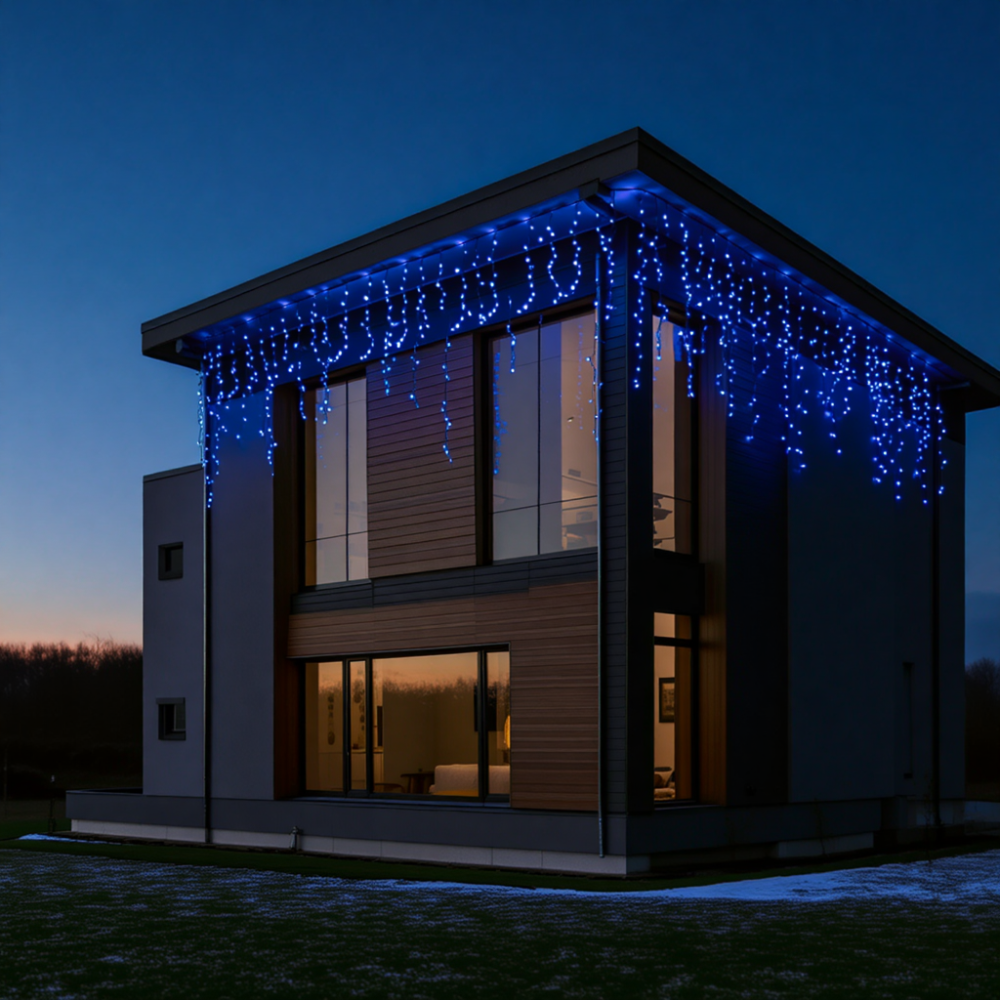 Garlando Вулична гірлянда Бахрома 25 м 405 LED чорний провід Синій 25MBBL Коломыя - изображение 3