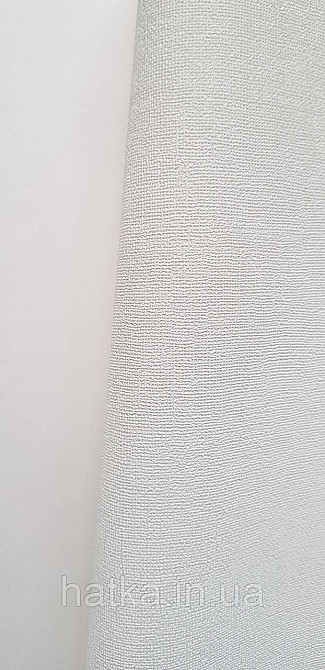 Обои виниловые на флизелине A.S.Creation UNITA 1.06x10 однотонные под ткань лен матовые светло голубые 32451-4 Киев - изображение 3