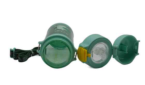 Пляшка для води CASNO 690 мл KXN-1219 Зелена (Зебра) з соломинкою TRITAN Луцк