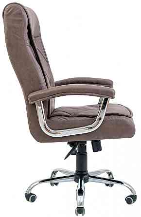 Офисное Кресло Руководителя Richman Telavi Ameli Coffee Хром М1 Tilt Коричневый Киев
