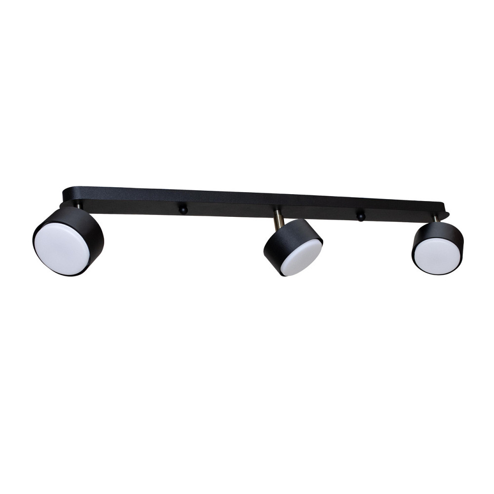 Светильник потолочный MSK Electric Copter спот с тремя поворотными плафонами GX53 NL 80405-3 BK Одесса - изображение 2