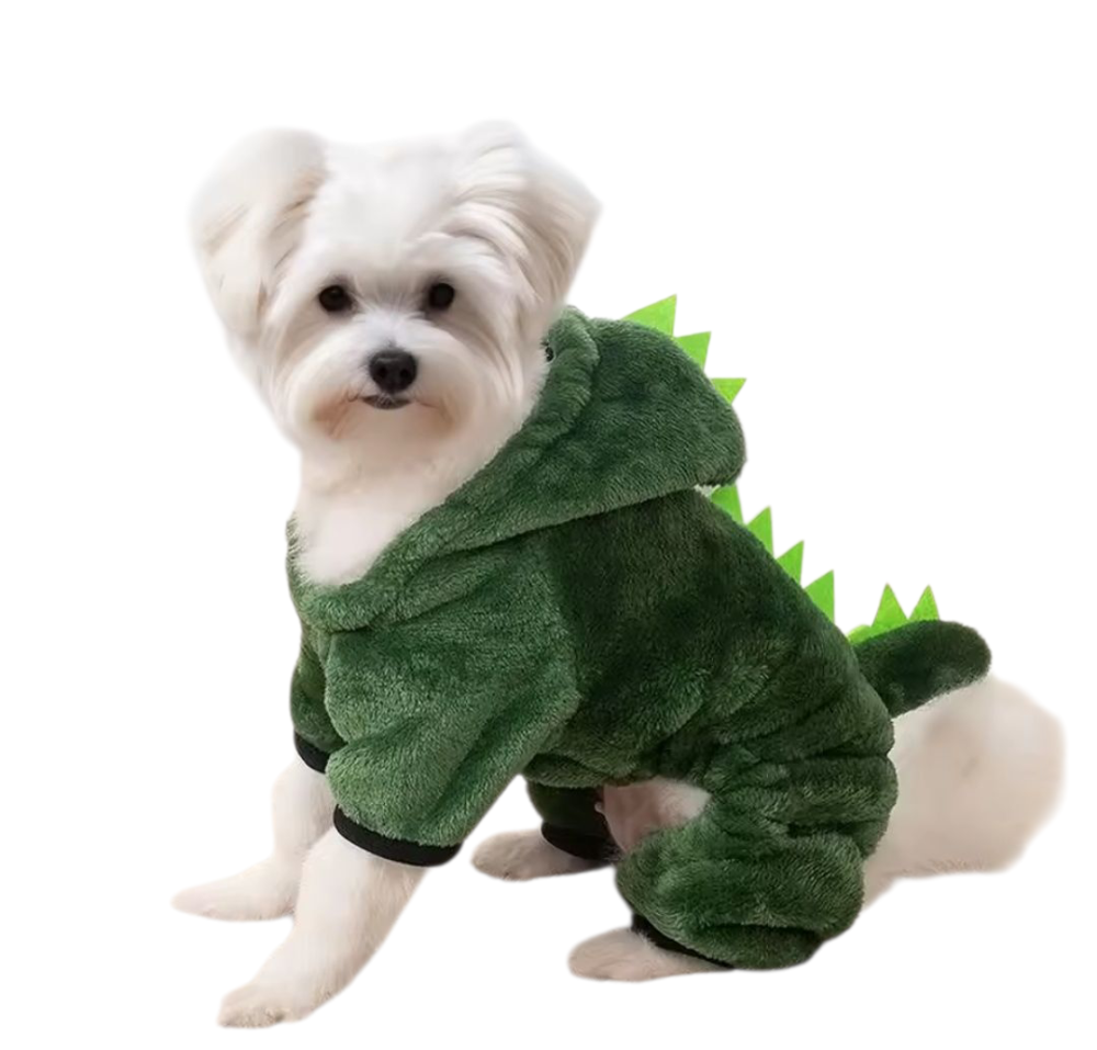 Комбінезон для домашніх тварин Динозаврик ХS зелений Київ - фото 10