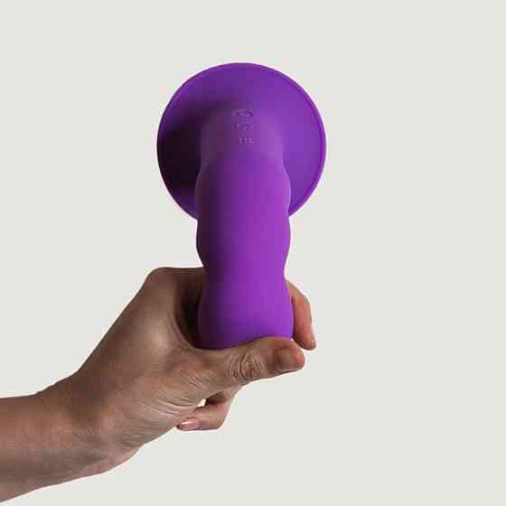 Вибратор рельефный Adrien Lastic Hitsens 3 на присоске, фиолетовый Sex Aura Киев