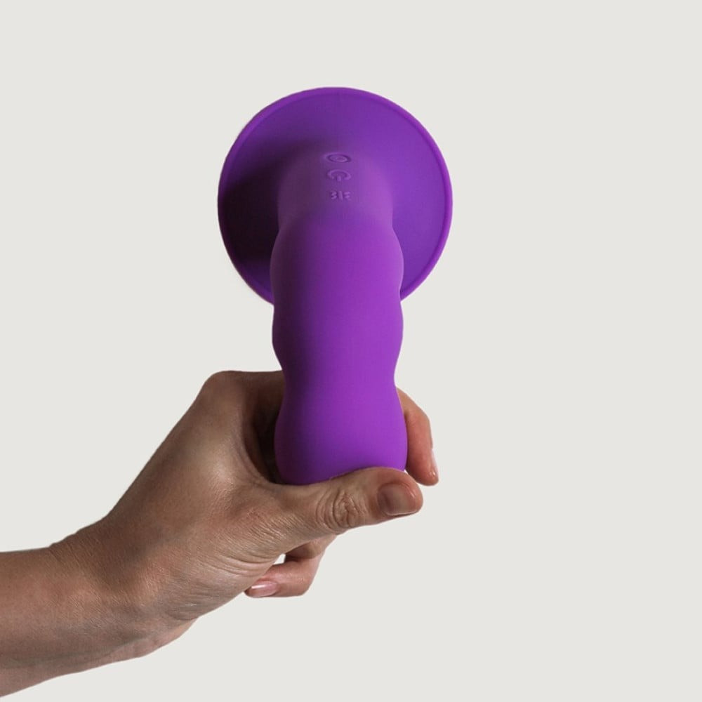 Вибратор рельефный Adrien Lastic Hitsens 3 на присоске, фиолетовый Sex Aura Киев - изображение 5